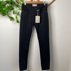 NWT Everlane Black Skinny Mid Rise Jeans Women 25
